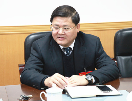 黄志伟参加德保县代表团审议政府工作报告