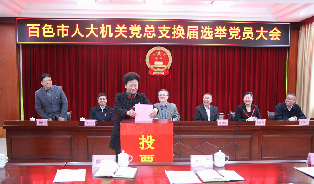 市人大机关党总支部委员会召开换届选举党员大会