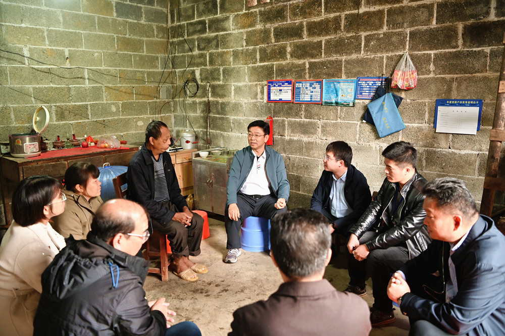 韦正业赴田阳区开展市领导乡村振兴联系点调研