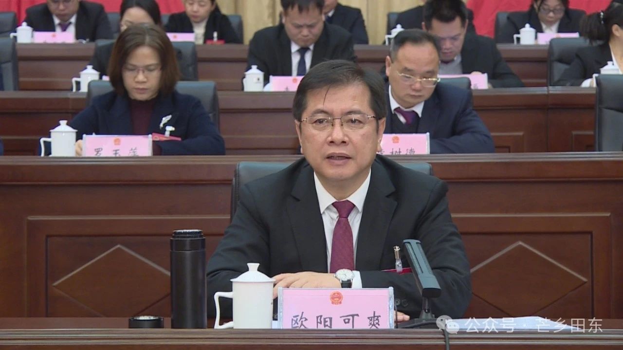 田东县第十七届人民代表大会第四次会议胜利闭幕