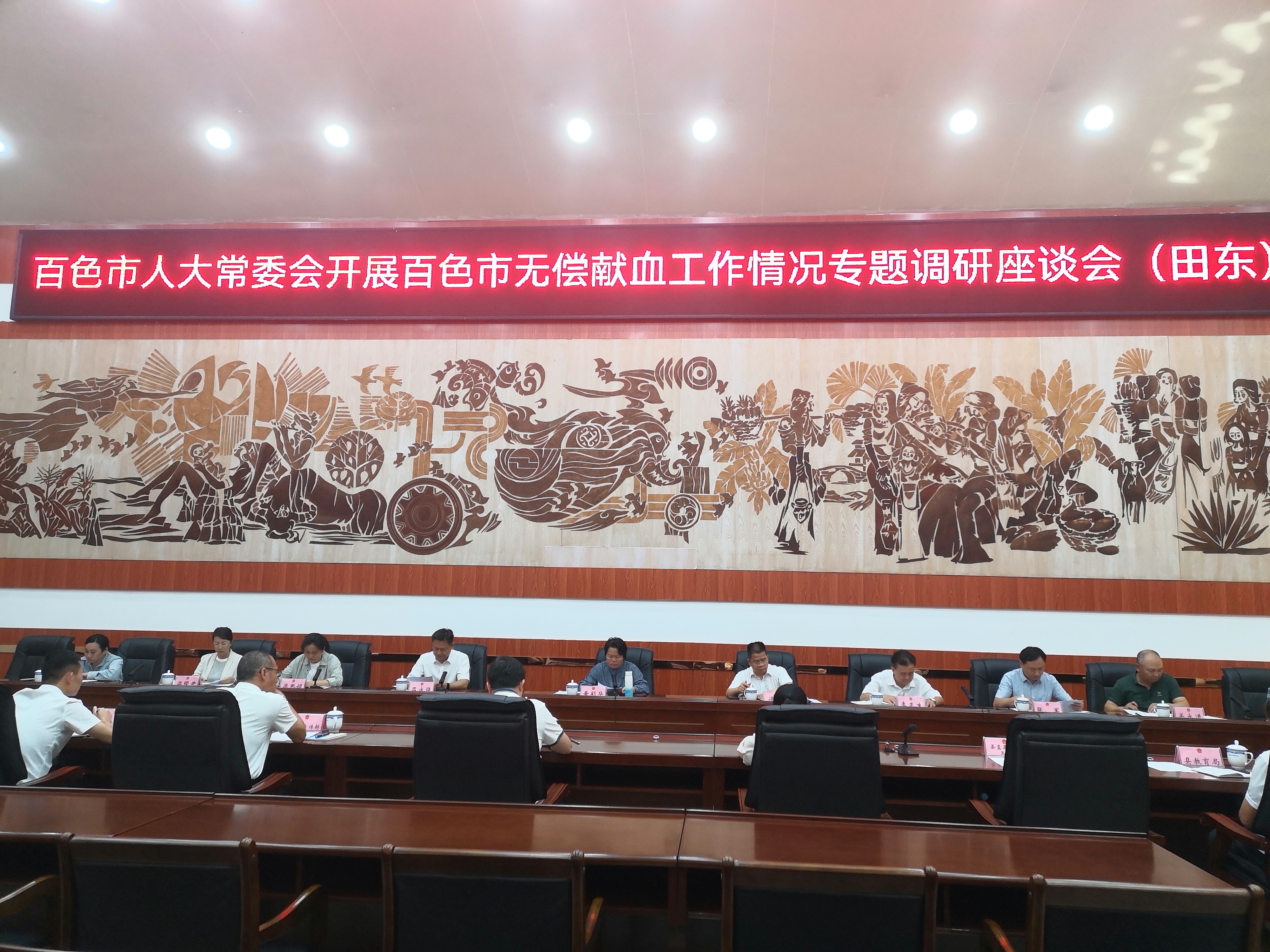 69695月7日,百色市人大常委会副主任,一级巡视员黄彩毕一行到田东