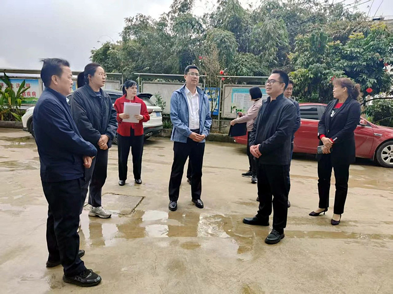 在那坡县百都乡那隆卫生院实地调研.jpg