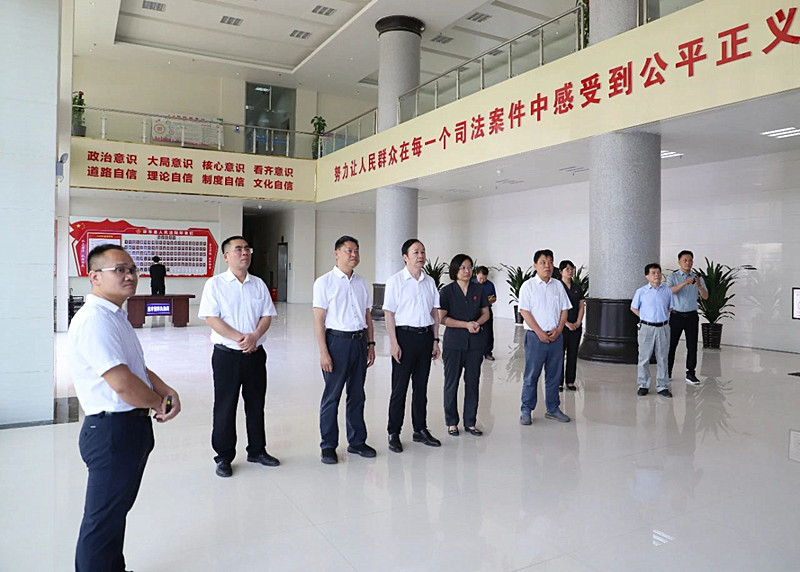 图为在田东县人民法院“代表联络站+诉讼服务站”调研.jpg