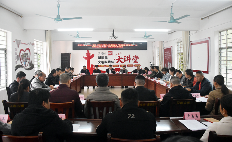 蒙启鹏以人大代表身份到岳圩镇开展进站履职活动