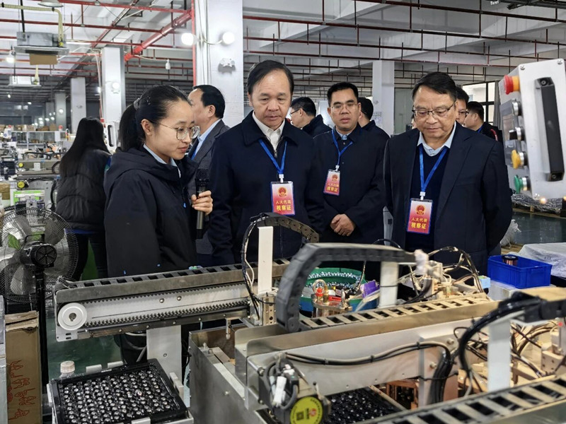 百色市第五届人大代表德保代表团到平果市开展集中视察工作