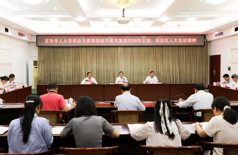 周武红开展人大会议精神宣讲调研 推动百色基层人大高质量发展